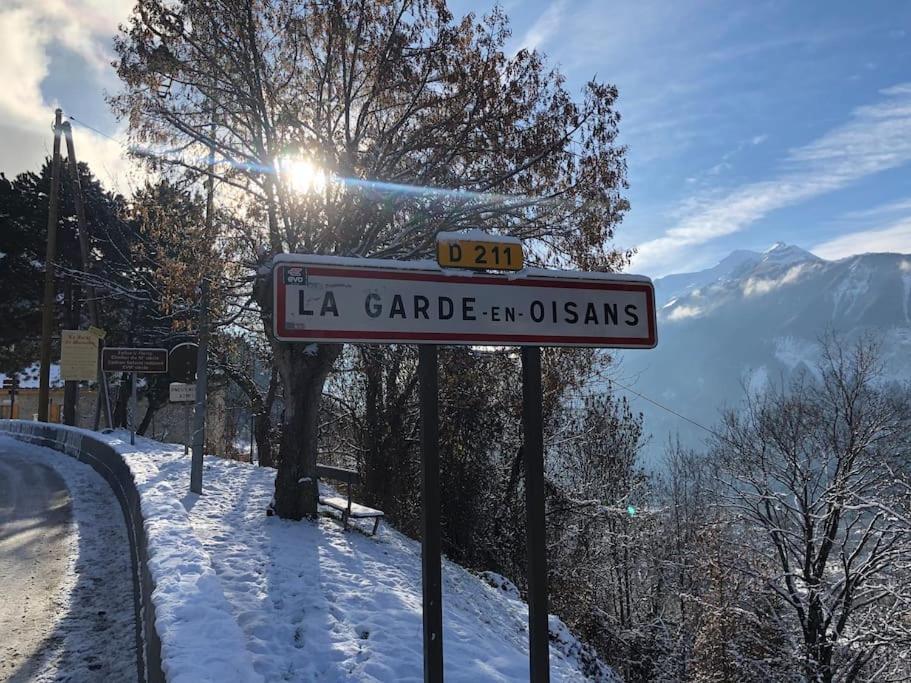 Appartement Rez De Jardin Montee De L'Alpe D'Huez La Garde  Dış mekan fotoğraf